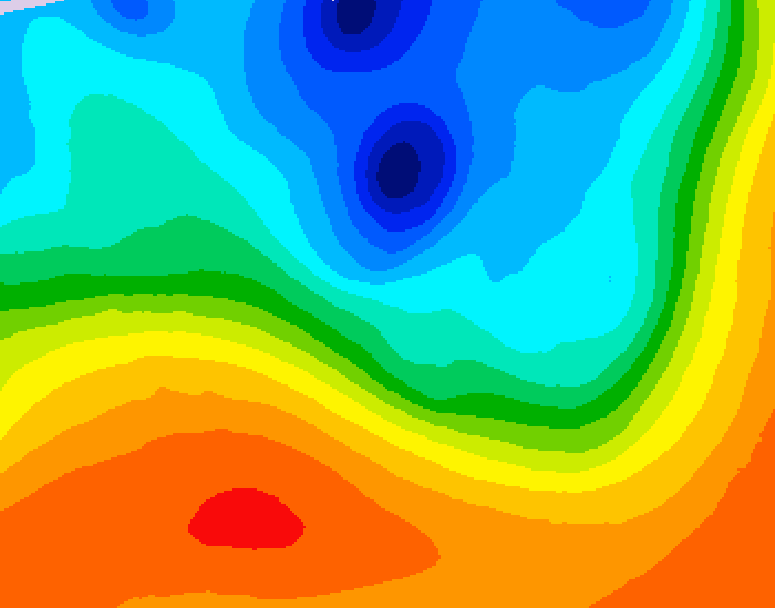 GDPS 500 millibar geopotential height 228 hour forecast chart for Canada based on 2026/09/30 0000Z data