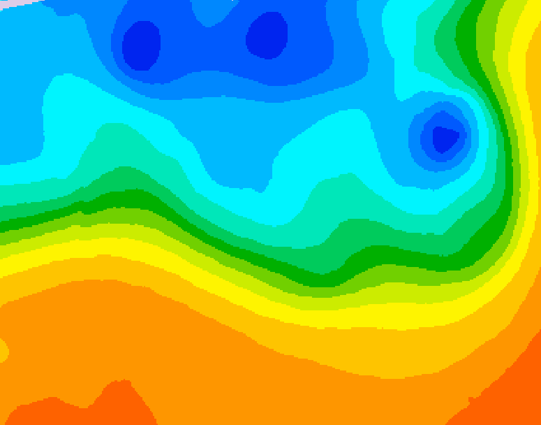 GDPS 500 millibar geopotential height 168 hour forecast chart for Canada based on 2026/09/30 1200Z data