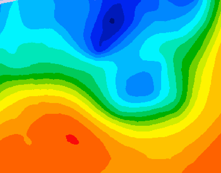 GDPS 500 millibar geopotential height 210 hour forecast chart for Canada based on 2026/09/30 1200Z data