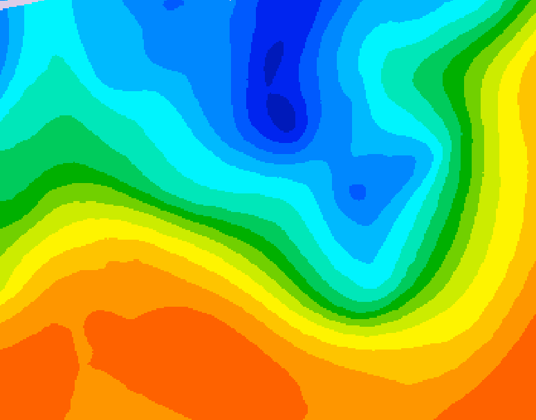 GDPS 500 millibar geopotential height 228 hour forecast chart for Canada based on 2026/09/30 1200Z data