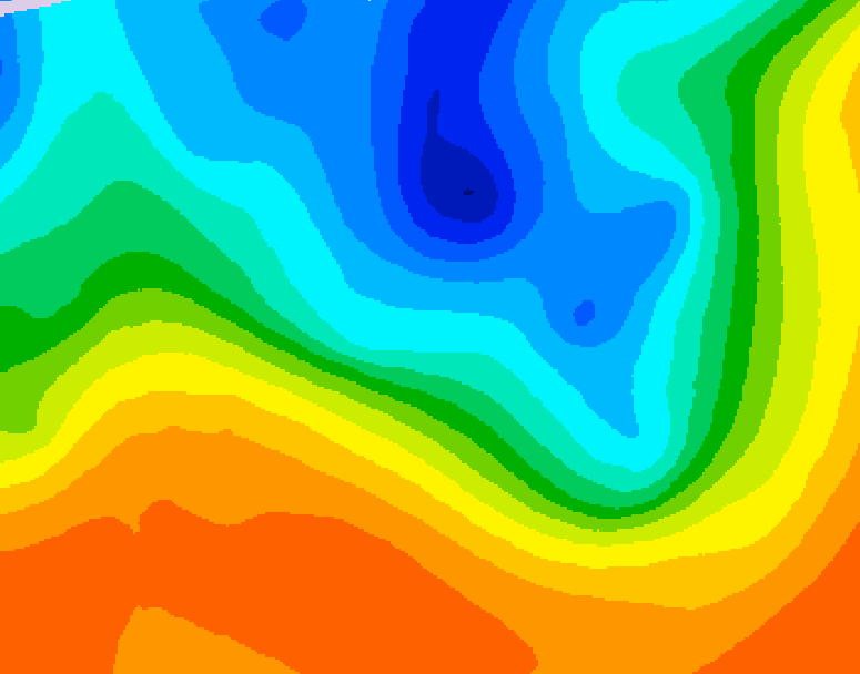 GDPS 500 millibar geopotential height 234 hour forecast chart for Canada based on 2026/09/30 1200Z data