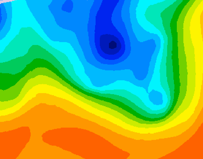 GDPS 500 millibar geopotential height 240 hour forecast chart for Canada based on 2026/09/30 1200Z data