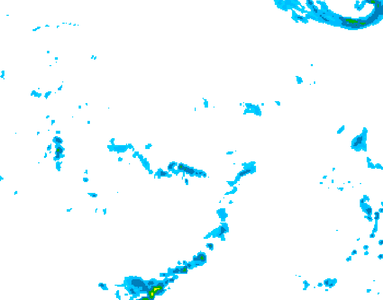 GDPS precipitation 006 hour forecast chart for Canada based on 2026/09/30 0000Z data