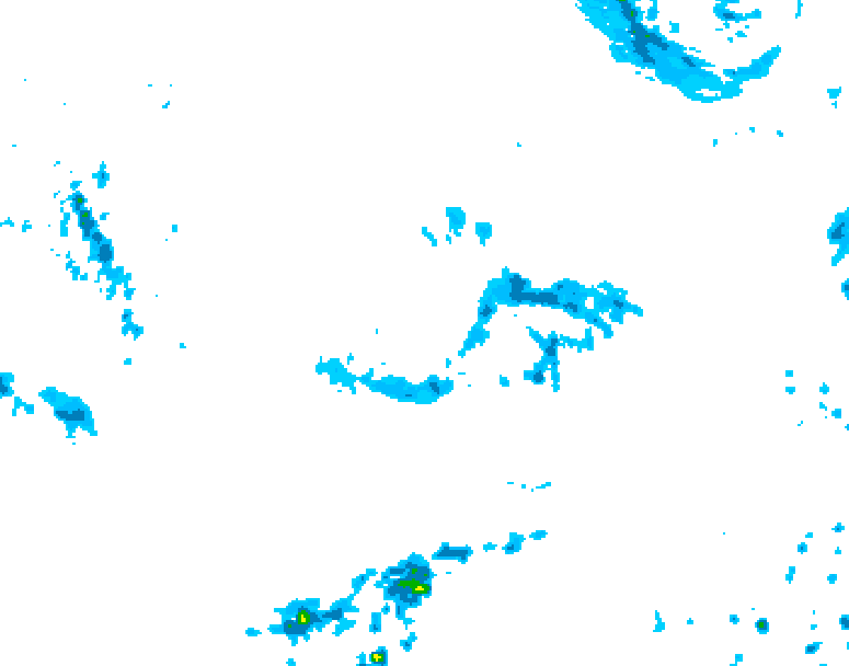 GDPS precipitation 024 hour forecast chart for Canada based on 2026/09/30 0000Z data