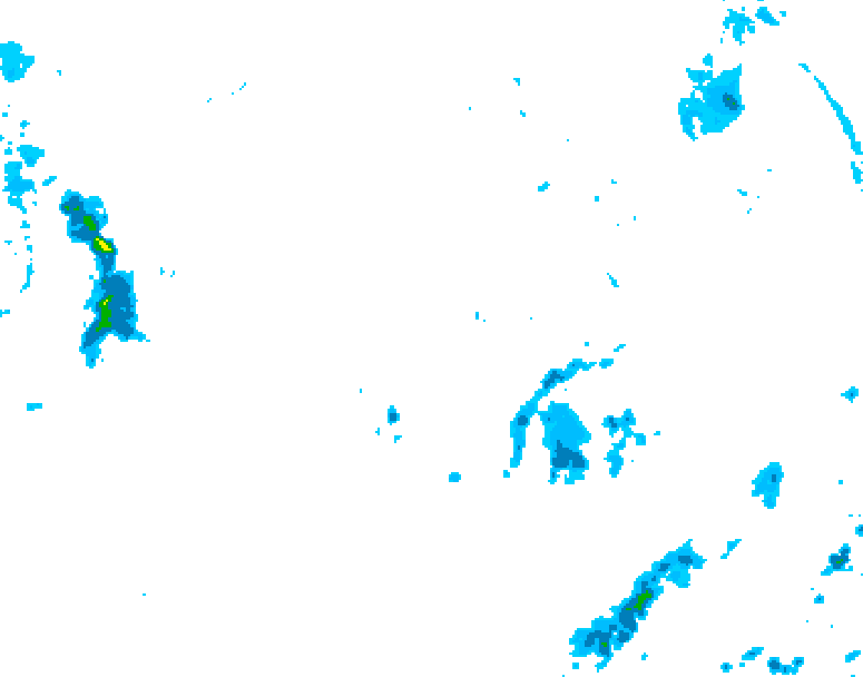 GDPS precipitation 114 hour forecast chart for Canada based on 2026/09/30 0000Z data