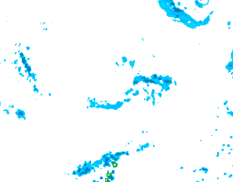 GDPS precipitation 012 hour forecast chart for Canada based on 2026/09/30 1200Z data