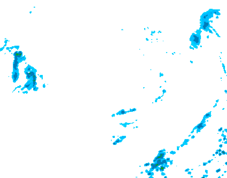 GDPS precipitation 090 hour forecast chart for Canada based on 2026/09/30 1200Z data