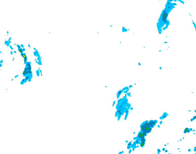 GDPS precipitation 102 hour forecast chart for Canada based on 2026/09/30 1200Z data