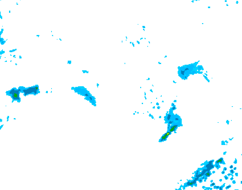 GDPS precipitation 222 hour forecast chart for Canada based on 2026/09/30 1200Z data