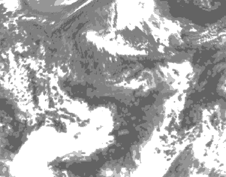 GDPS total cloud 006 hour forecast chart for Canada based on 2026/09/30 0000Z data