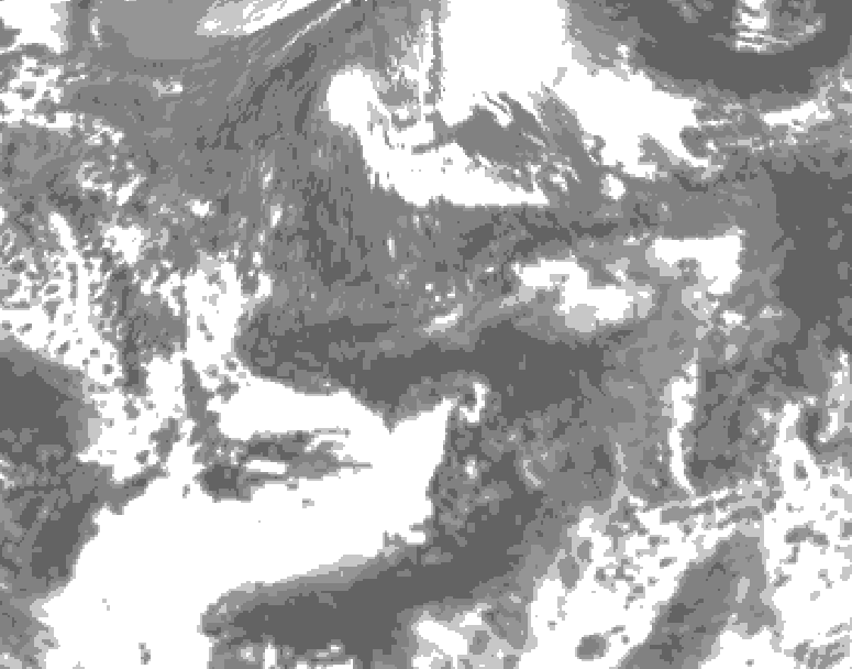 GDPS total cloud 012 hour forecast chart for Canada based on 2026/09/30 0000Z data