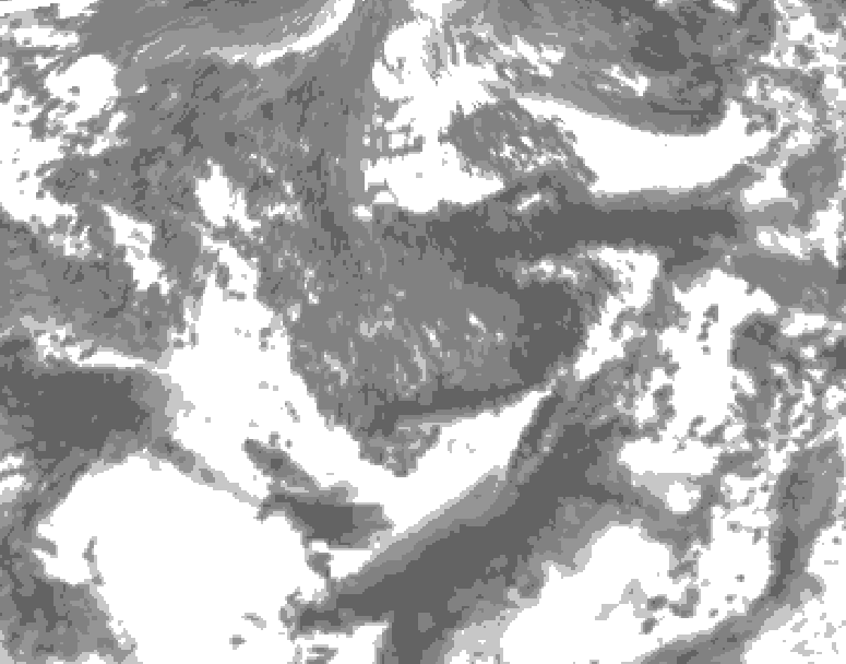 GDPS total cloud 042 hour forecast chart for Canada based on 2026/09/30 0000Z data