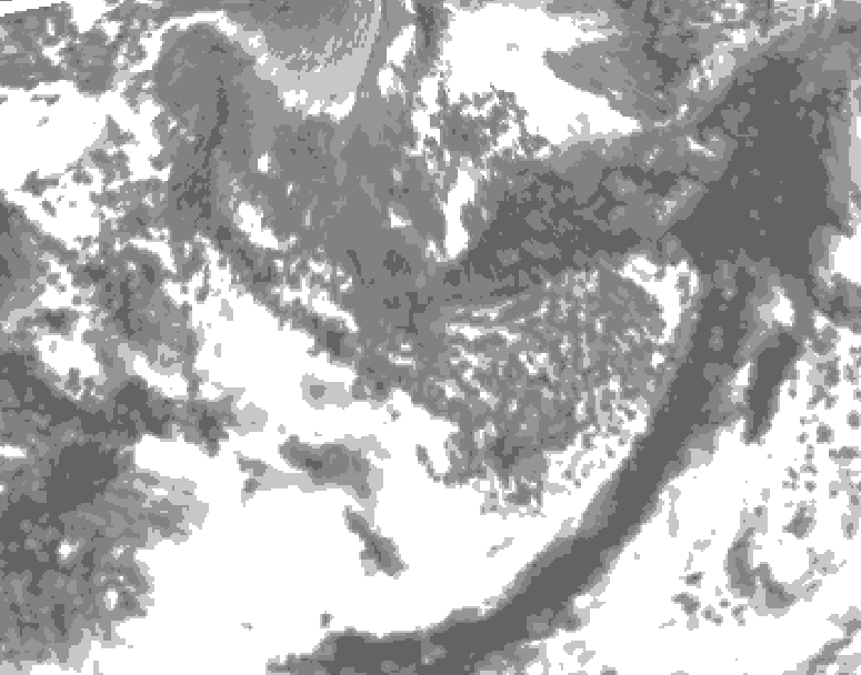 GDPS total cloud 066 hour forecast chart for Canada based on 2026/09/30 0000Z data