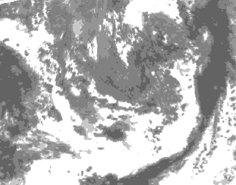 GDPS total cloud 084 hour forecast chart for Canada based on 2026/09/30 0000Z data