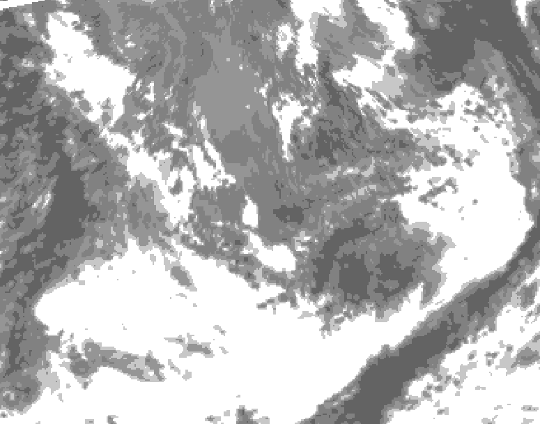 GDPS total cloud 114 hour forecast chart for Canada based on 2026/09/30 0000Z data
