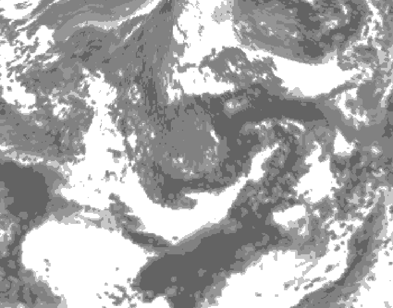 GDPS total cloud 024 hour forecast chart for Canada based on 2026/09/30 1200Z data