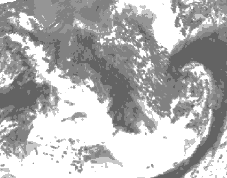 GDPS total cloud 156 hour forecast chart for Canada based on 2026/09/30 1200Z data