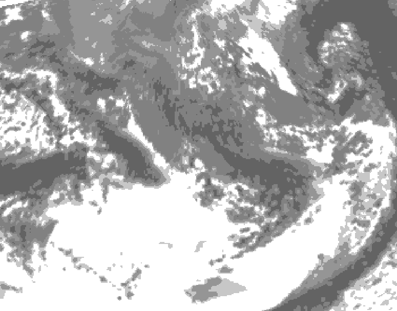 GDPS total cloud 180 hour forecast chart for Canada based on 2026/09/30 1200Z data