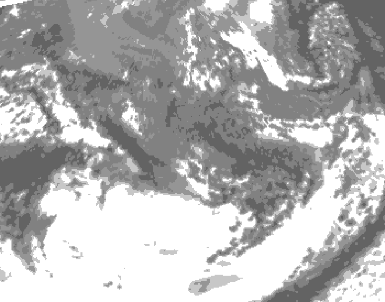 GDPS total cloud 186 hour forecast chart for Canada based on 2026/09/30 1200Z data