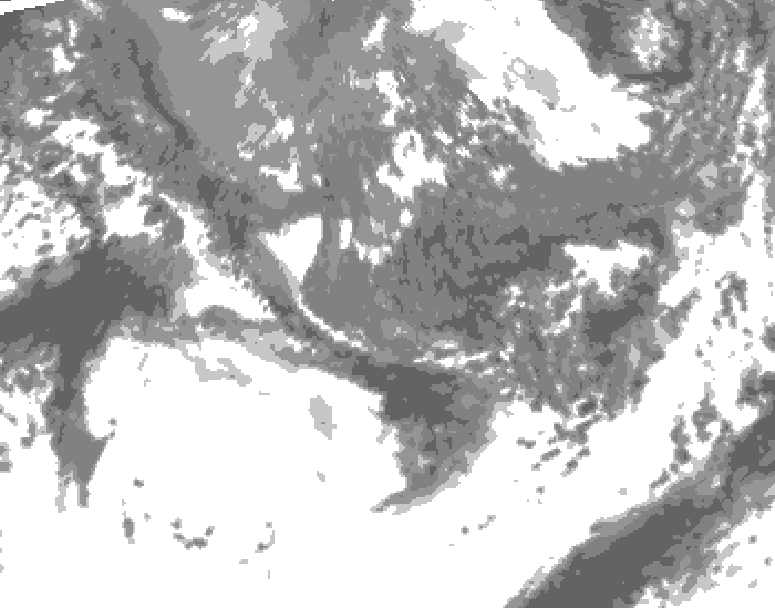 GDPS total cloud 204 hour forecast chart for Canada based on 2026/09/30 1200Z data