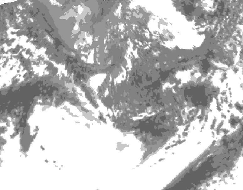 GDPS total cloud 210 hour forecast chart for Canada based on 2026/09/30 1200Z data
