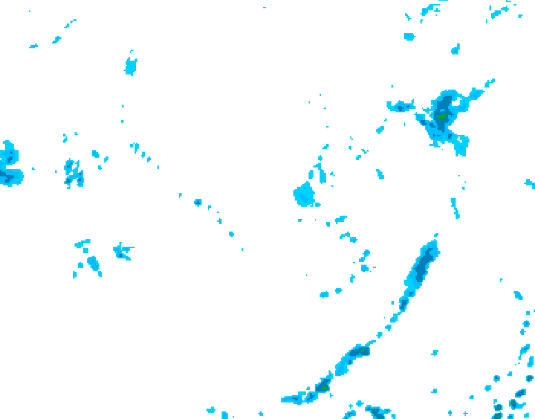 GDPS precipitation 030 hour forecast chart for Canada based on 2026/10/01 1200Z data