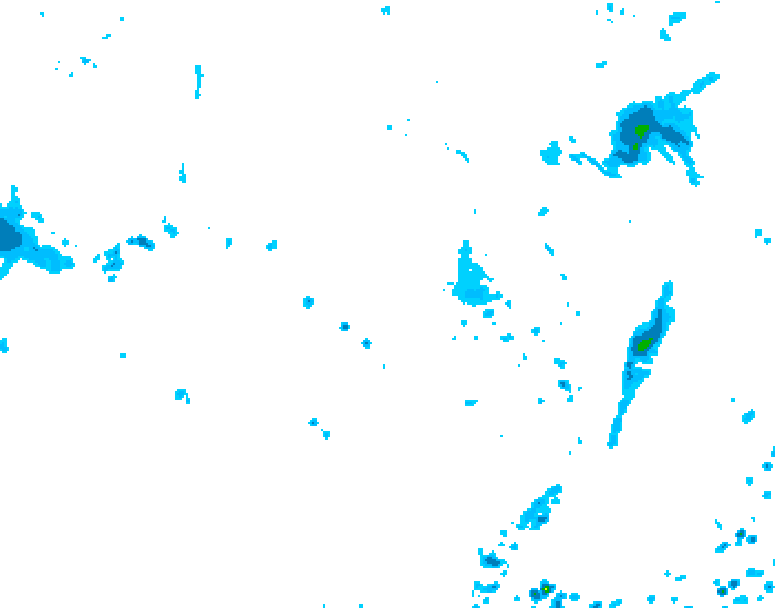GDPS precipitation 036 hour forecast chart for Canada based on 2026/10/01 1200Z data