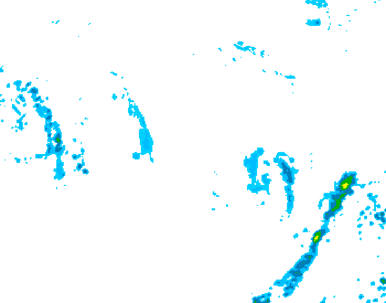 GDPS precipitation 096 hour forecast chart for Canada based on 2026/10/01 1200Z data