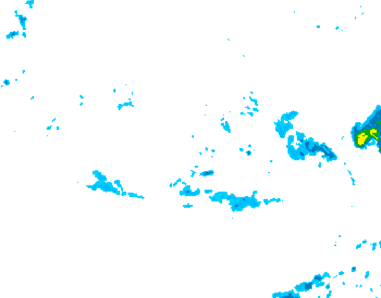 GDPS precipitation 198 hour forecast chart for Canada based on 2026/10/01 1200Z data