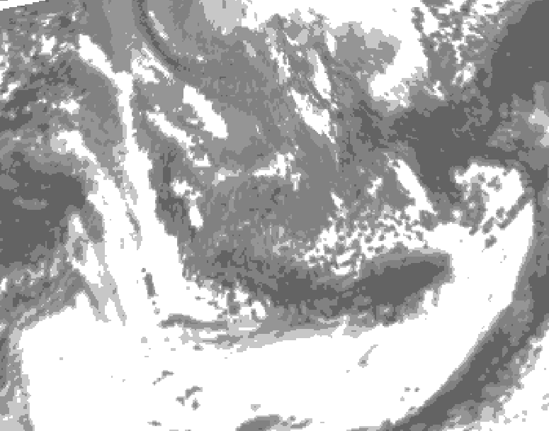 GDPS total cloud 204 hour forecast chart for Canada based on 2026/10/02 1200Z data