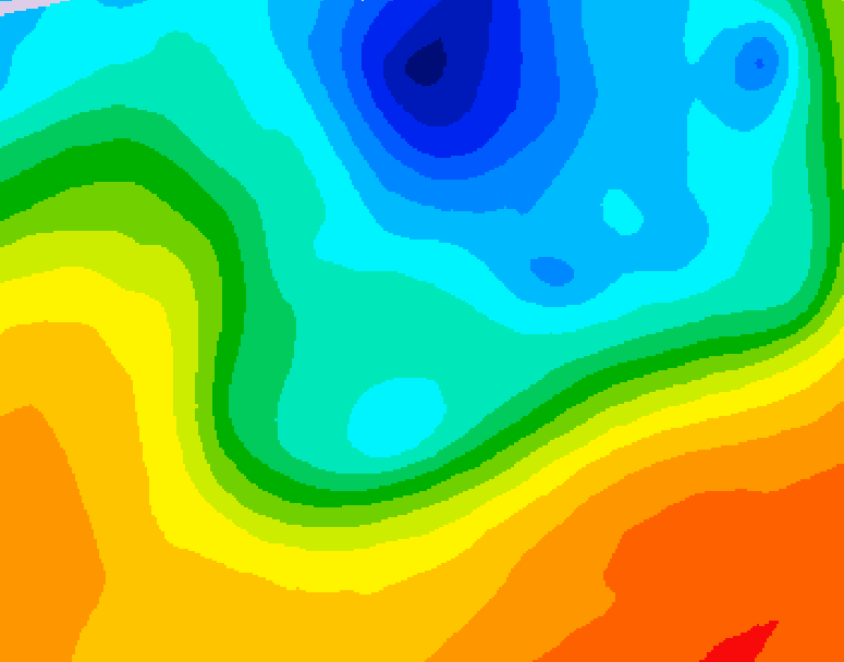 GDPS 500 millibar geopotential height 204 hour forecast chart for Canada based on 2026/10/03 0000Z data
