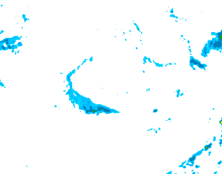 GDPS precipitation 180 hour forecast chart for Canada based on 2026/10/03 0000Z data