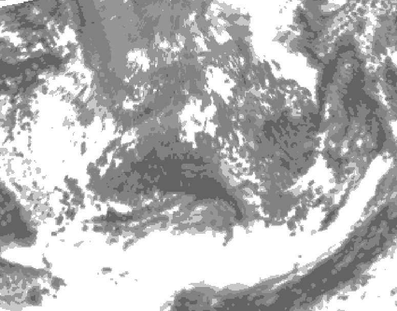 GDPS total cloud 168 hour forecast chart for Canada based on 2026/10/03 1200Z data