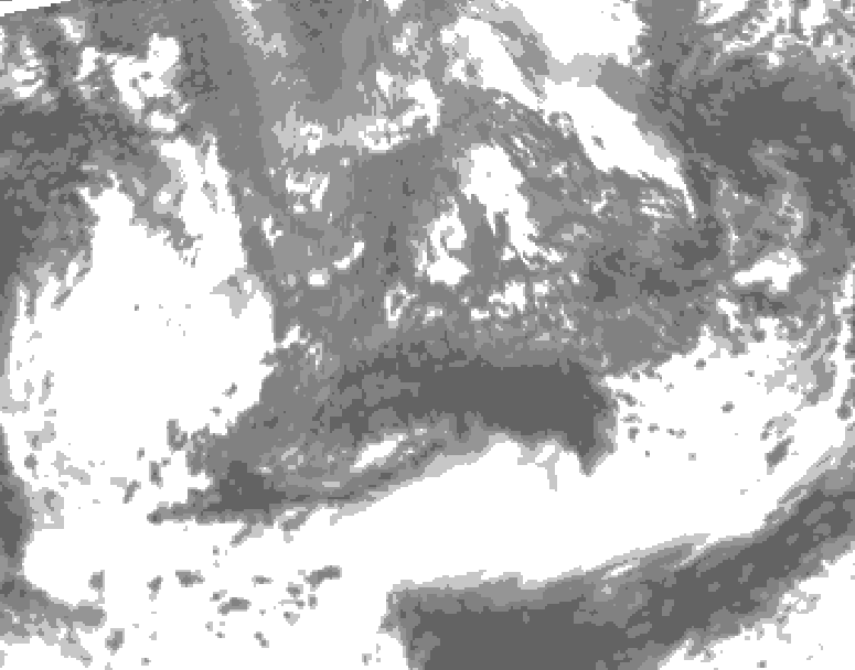 GDPS total cloud 180 hour forecast chart for Canada based on 2026/10/03 1200Z data