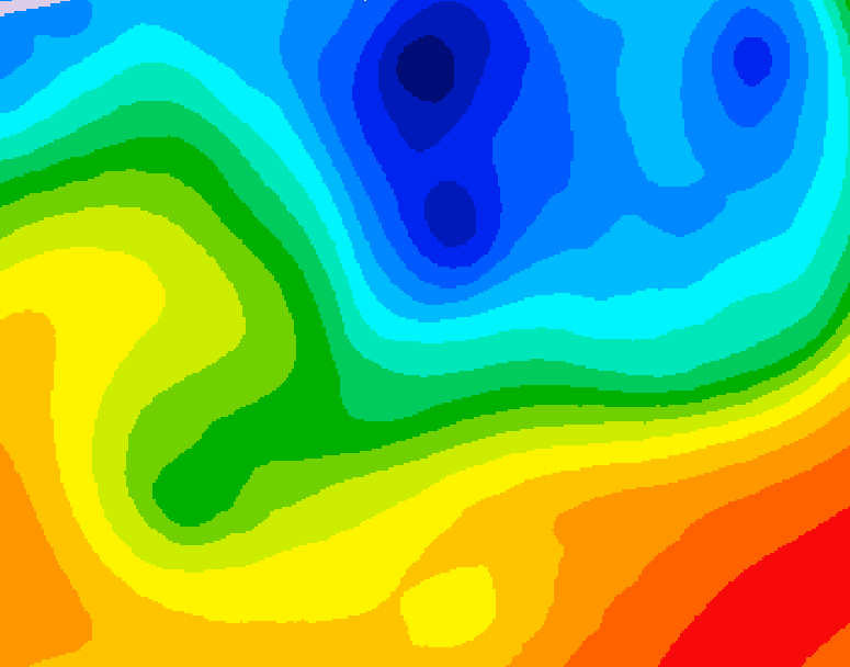 GDPS 500 millibar geopotential height 168 hour forecast chart for Canada based on 2026/10/04 1200Z data