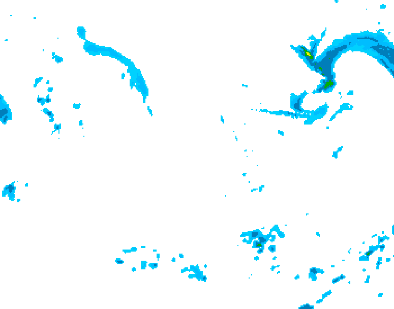 GDPS precipitation 240 hour forecast chart for Canada based on 2026/10/04 1200Z data