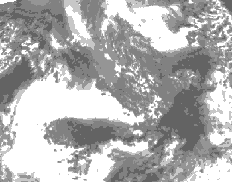 GDPS total cloud 216 hour forecast chart for Canada based on 2026/10/04 0000Z data