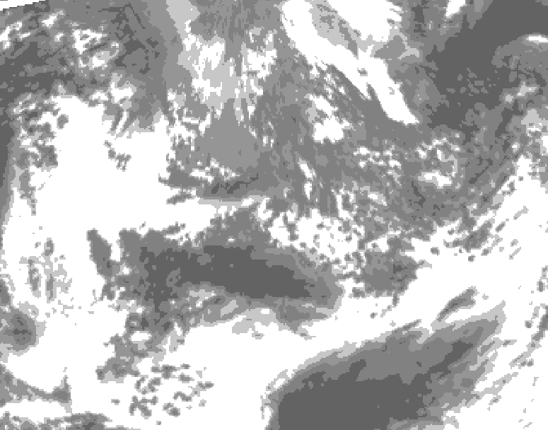 GDPS total cloud 156 hour forecast chart for Canada based on 2026/10/04 1200Z data