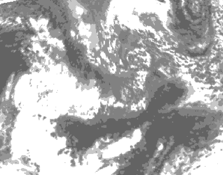 GDPS total cloud 192 hour forecast chart for Canada based on 2026/10/04 1200Z data