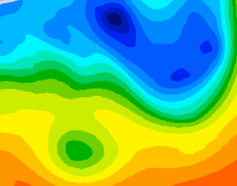 GDPS 500 millibar geopotential height 228 hour forecast chart for Canada based on 2026/10/05 0000Z data