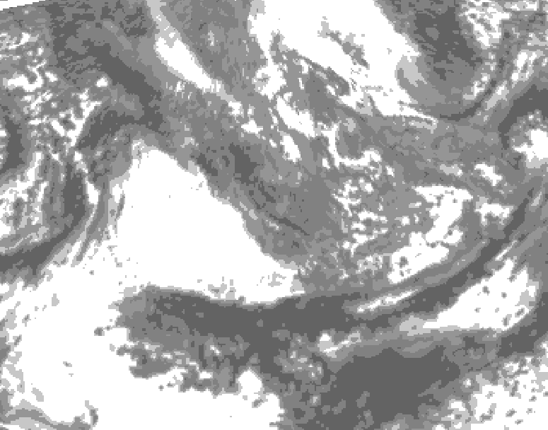 GDPS total cloud 204 hour forecast chart for Canada based on 2026/10/05 0000Z data
