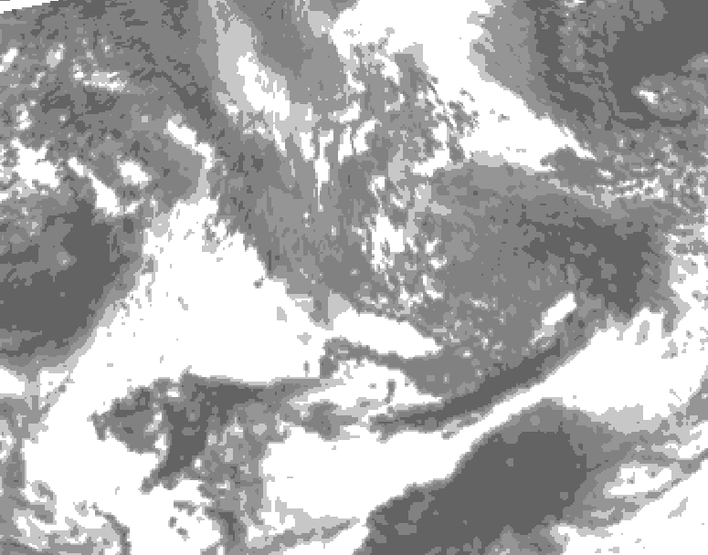 GDPS total cloud 168 hour forecast chart for Canada based on 2026/10/05 1200Z data