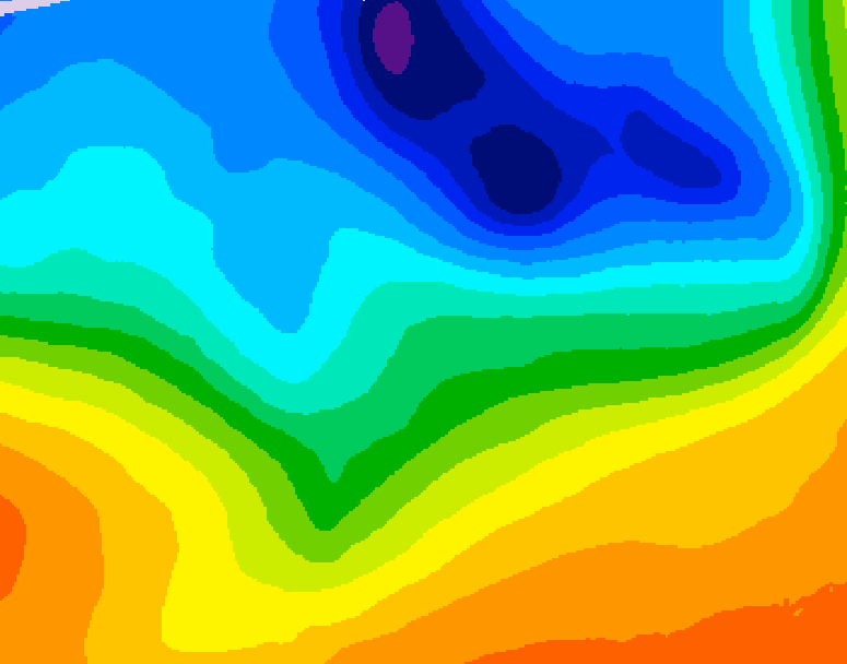 GDPS 500 millibar geopotential height 180 hour forecast chart for Canada based on 2026/10/06 0000Z data