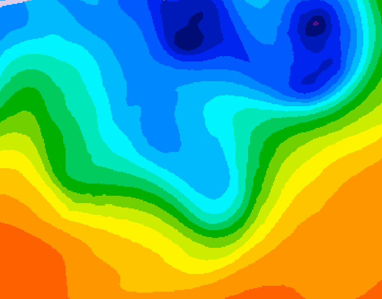 GDPS 500 millibar geopotential height 210 hour forecast chart for Canada based on 2026/10/06 0000Z data