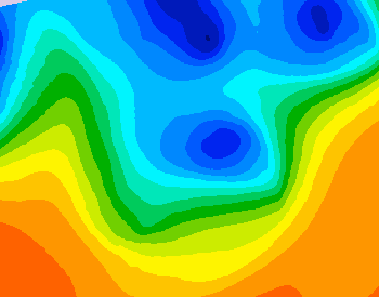 GDPS 500 millibar geopotential height 228 hour forecast chart for Canada based on 2026/10/06 0000Z data