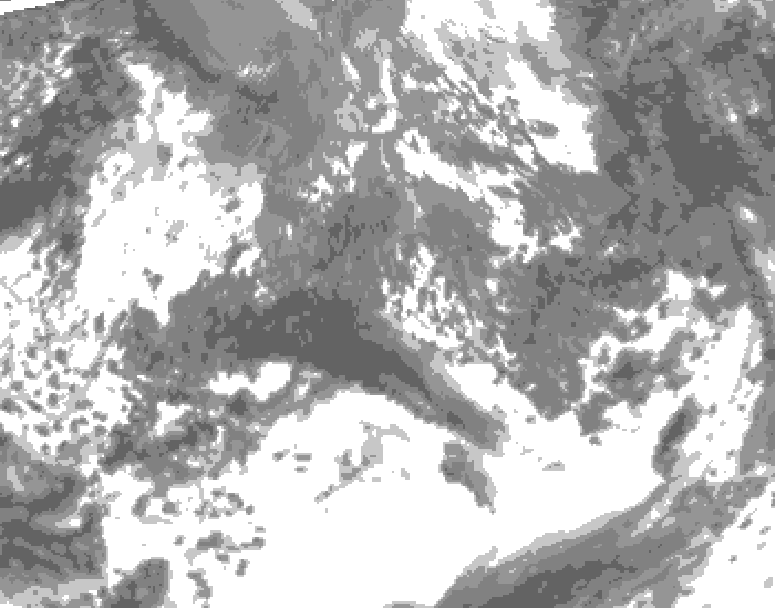 GDPS total cloud 108 hour forecast chart for Canada based on 2026/10/06 0000Z data
