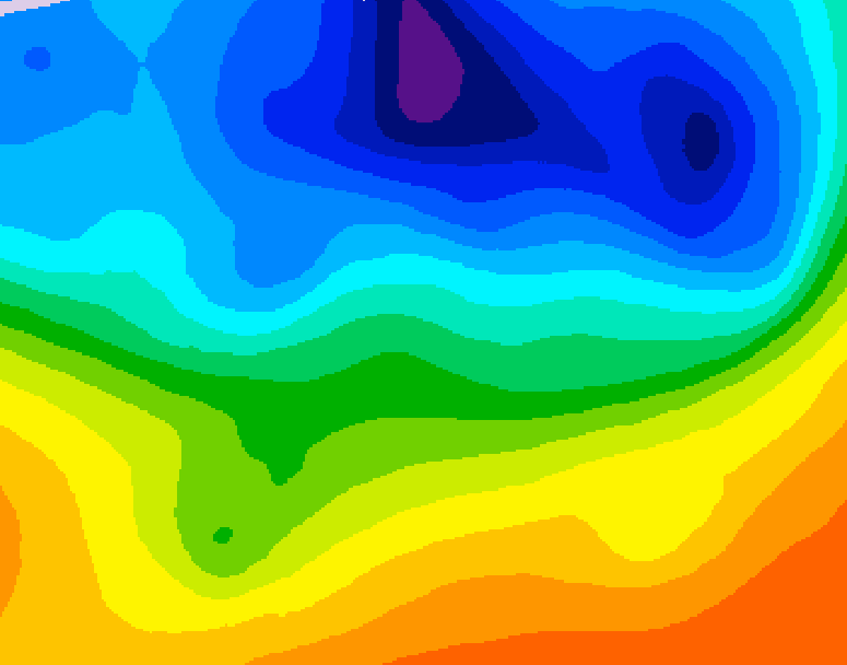 GDPS 500 millibar geopotential height 144 hour forecast chart for Canada based on 2026/10/07 0000Z data
