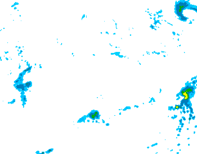 GDPS precipitation 162 hour forecast chart for Canada based on 2026/10/07 0000Z data