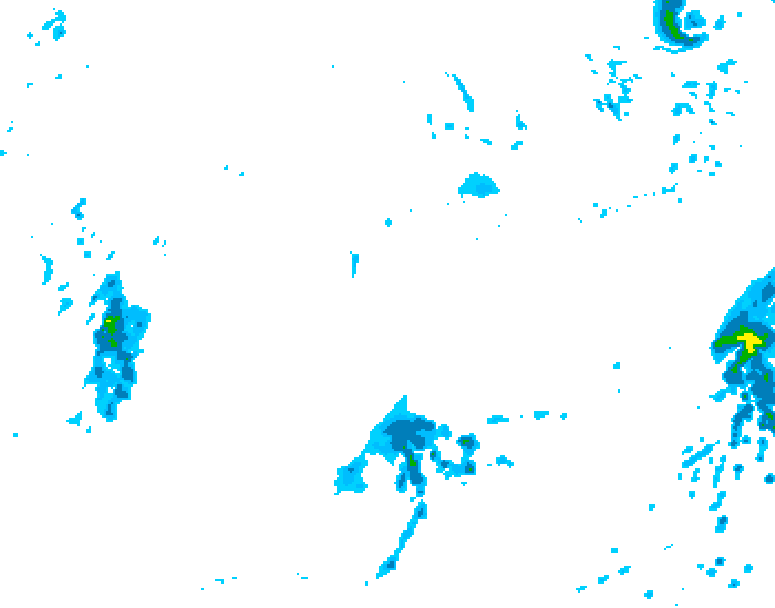 GDPS precipitation 168 hour forecast chart for Canada based on 2026/10/07 0000Z data