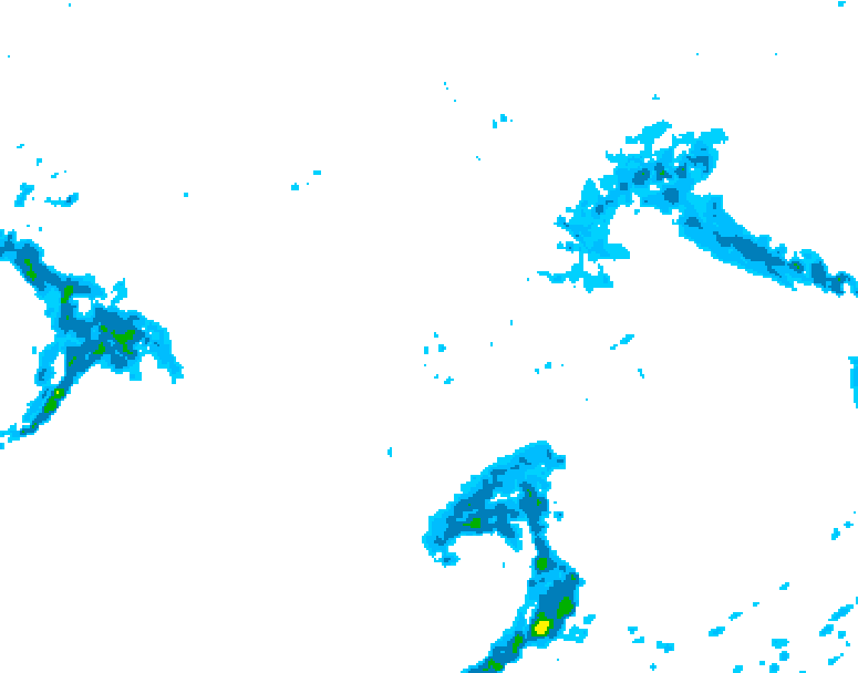 GDPS precipitation 216 hour forecast chart for Canada based on 2026/10/07 1200Z data